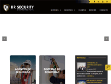 Tablet Screenshot of krsecuritysac.com